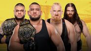 The Authors of Pain (Rezar and Akam) (c) (w/ Paul Ellering) vs. Sanity (Alexander Wolfe and Killian Dain) for the NXT Tag Team Championship