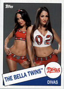 2015 WWE Heritage Wrestling Cards (Topps) The Bella Twins (No.55)