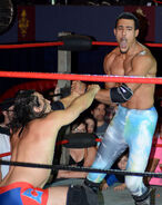 AR Fox and Paul London in Providence RI - June 2015