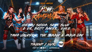 Hikaru Shida, Skye Blue & Dr. Britt Baker DMD vs. Taya Valkyrie, The Bunny & Anna Jay