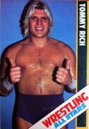 1985 Wrestling All Stars Trading Cards Tommy Rich (No.20)