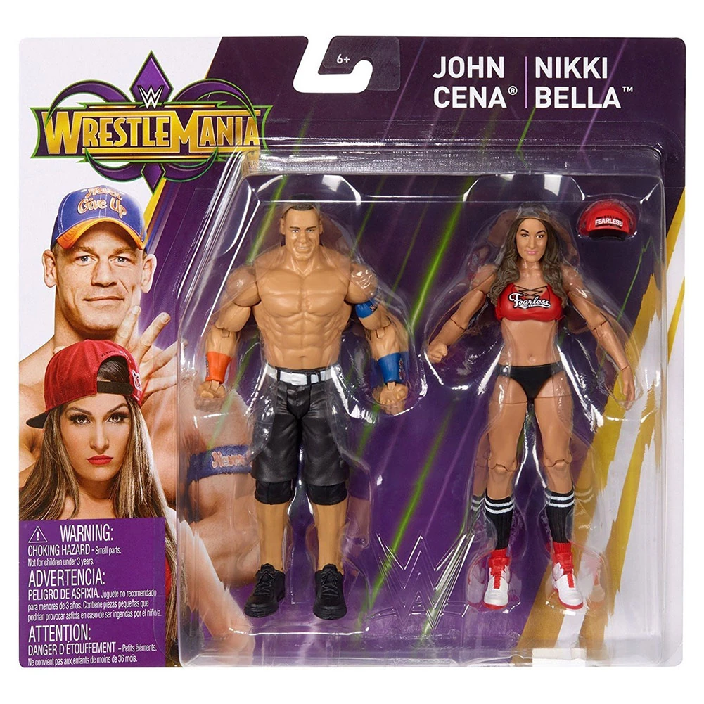 john cena and nikki bella toys