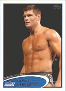 2012 WWE (Topps) Cody Rhodes (No.8)