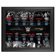 Framed 2014 Pay-Per-View Ring Canvas Commemorative Plaque