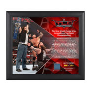 Bray Wyatt TLC 2016 15 x 17 Framed Plaque w Ring Canvas