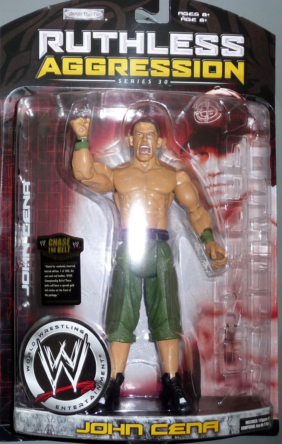 WWE WWF WCW TNA Jakks Pacific Ruthless Aggression 2003 Action Figure Details about   JOHN CENA 
