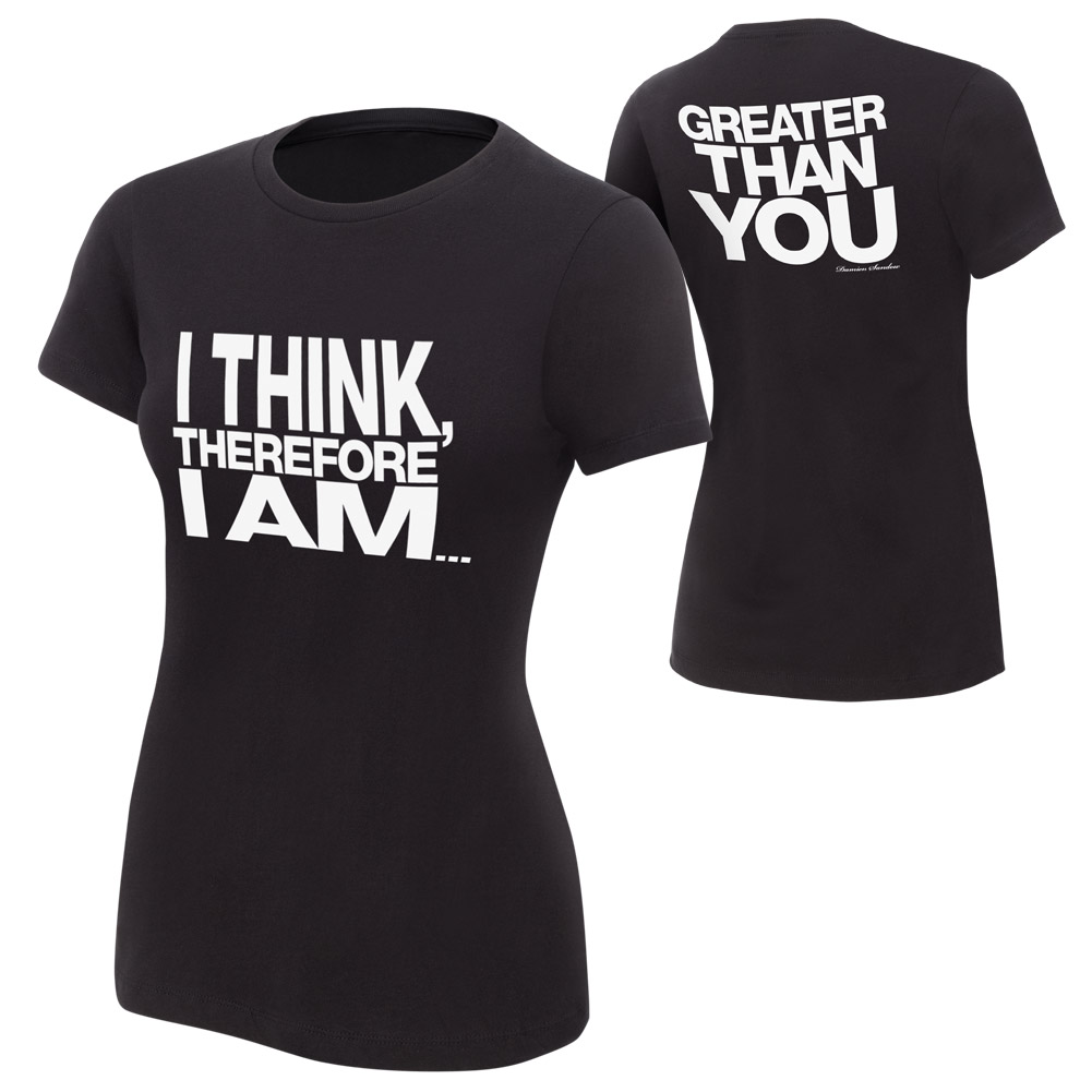 Damien Sandow I Think Therefore I Am Women s T Shirt Pro Wrestling Fandom