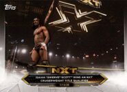 2020 WWE NXT (Topps) Isaiah Scott (No.89)