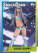 2021 WWE Heritage (Topps) Sasha Banks (No.72)