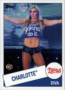 2015 WWE Heritage Wrestling Cards (Topps) Charlotte (No.104)