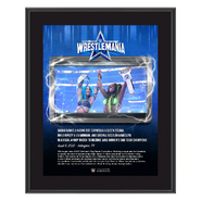 Sasha Banks & Naomi WrestleMania 38 10x13 Commemorative Plaque