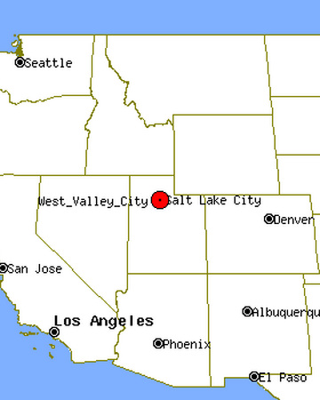 West Valley City Utah Map