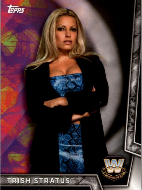 2018 Wwe Womens Division Topps Trish Stratus No49 Pro Wrestling Fandom 0499