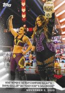 2021 WWE Women's Division Trading Cards (Topps) Nia Jax & Shayna Baszler (No.89)