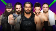ER 2017 Fatal 5-Way Extreme Rules Match.jpg (87 KB) Roman Reigns vs. Seth Rollins vs. Finn Bálor vs. Bray Wyatt vs. Samoa Joe in a Fatal 5-Way Extreme Rules Match to determine the #1 contender for the WWE Universal Championship