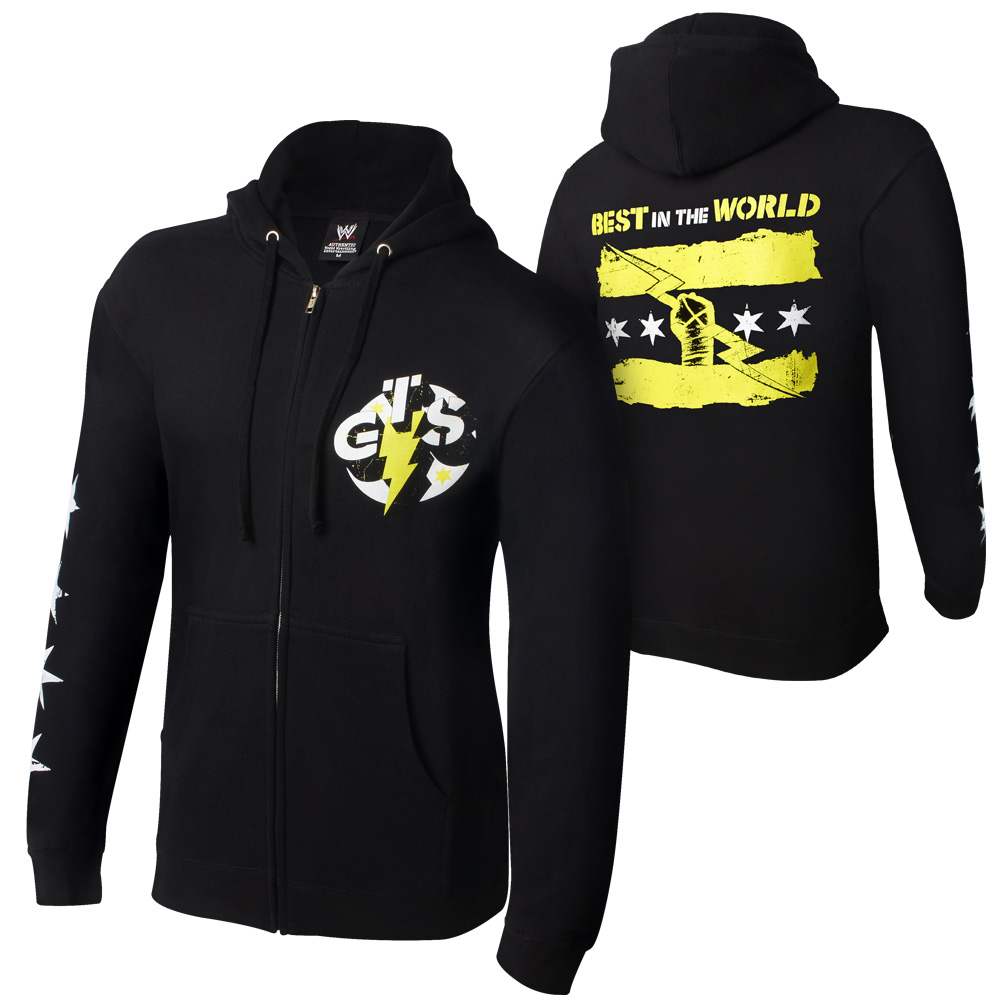 CM Punk GTS Full Zip Sweatshirt Pro Wrestling Fandom