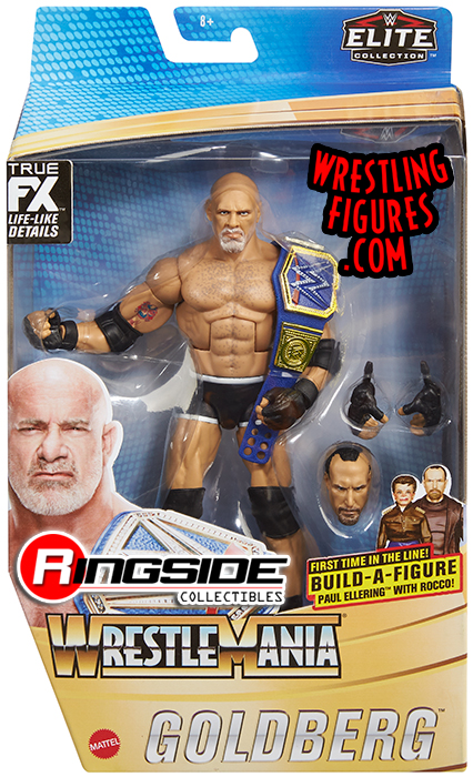 WWE Elite Wrestlemania Hollywood The Rock With Build-A-Figure Action F