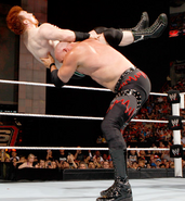 Kane chokeslam sheamus