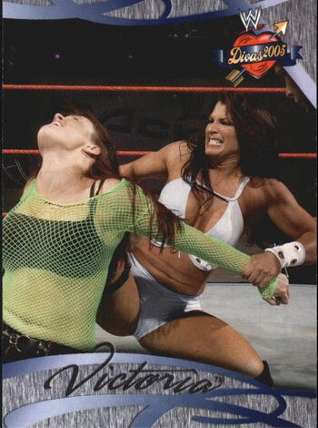 2004 WWE Divas 2005 (Fleer) Victoria 9