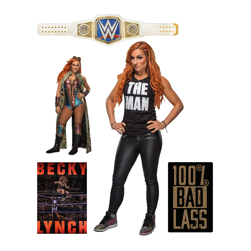 Becky Lynch Mural - Officially Licensed WWE Removable Wall Adhesive De –  Fathead