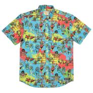 Hulk Hogan vs. Ultimate Warrior RSVLTS Button Down Shirt