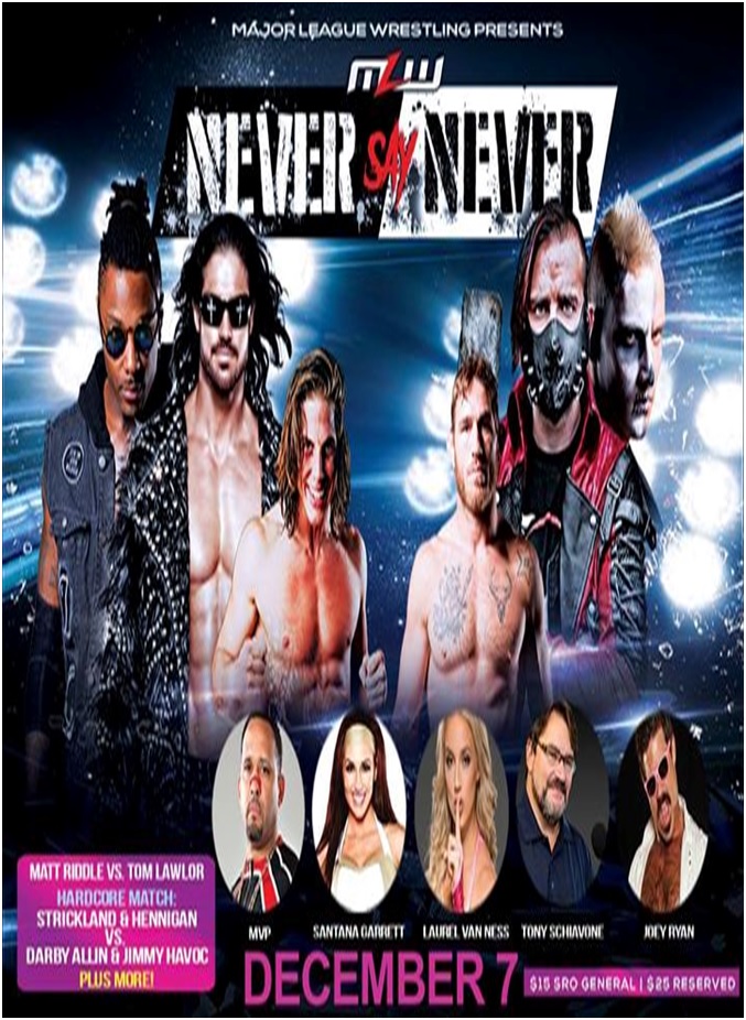 Mlw Never Say Never 2024 Results Edee Abigael