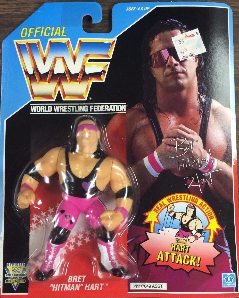 Bret Hart (Purple Heart) (WWF Hasbro 1992) | Pro Wrestling | Fandom