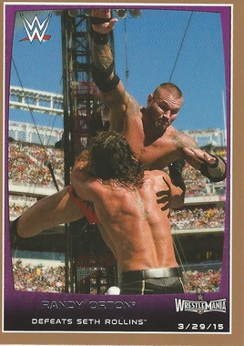 2015 WWE Road to Wrestlemania Trading Cards (Topps) Randy Orton 104