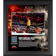 Edge & Rey Mysterio Clash at the Castle 2022 15x17 Plaque