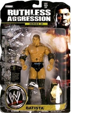 Details about   WWE Batista Series 11 Ruthless Aggression 2004 Jakks Action Figure W/Belt