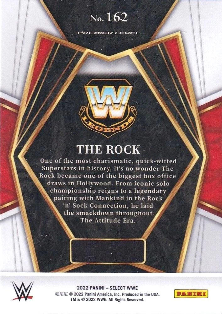 2022 WWE (Panini Select) The Rock (No.162) | Pro Wrestling | Fandom