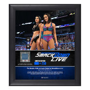 IIconic Duo SmackDown Live New Orleans 15 x 17 Framed Plaque w/ Ring Canvas