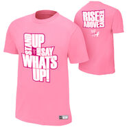 R-Truth "Rise Above Cancer" Pink T-Shirt