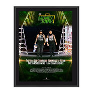 The Usos Money in the Bank 2017 10 x 13 Commemorative Photo Plaque