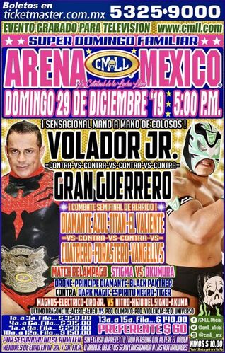 CMLL Domingos Arena Mexico (December 29, 2019)poster
