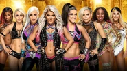 Natalya vs. Dana Brooke vs. Naomi vs. Alexa Bliss vs. Bayley vs. Mandy Rose vs. Ember Moon vs. Carmella in a Money in the Bank ladder match for a women's championship match contract