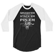 Roman Reigns "Smash 'Em, Stack 'Em, Pin 'Em" 3/4 Sleeve Raglan Shirt