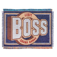 Sasha Banks Legit Boss Tapestry Blanket