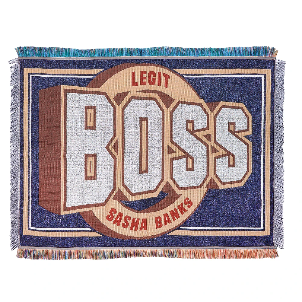 Sasha Banks Legit Boss Tapestry Blanket Pro Wrestling Fandom