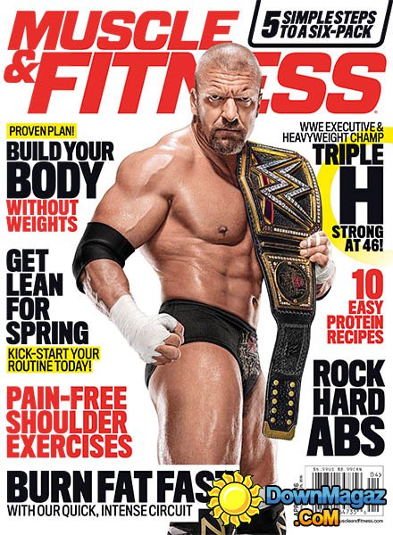 Seth Rollins and Becky Lynch are featured in “Muscle & Fitness”