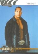 2003 WWE WrestleMania XIX (Fleer) The Rock 79