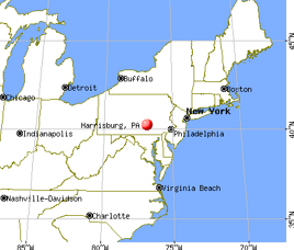 Harrisburg, PA map