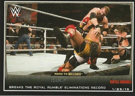 2015 WWE Road to Wrestlemania Trading Cards (Topps) Kane 84