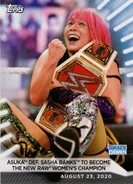2021 WWE Women's Division Trading Cards (Topps) Asuka (No.66)