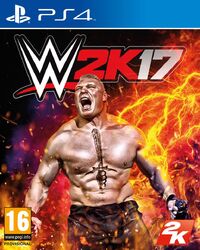 WWE 2K17 Cover (Brock Lesnar)