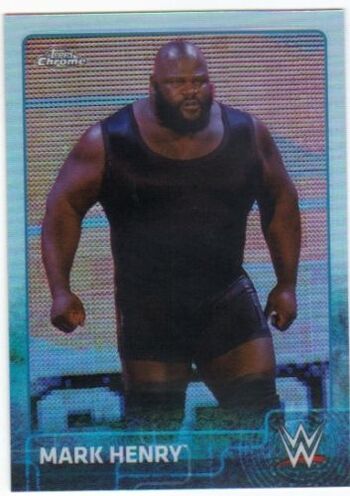 2015 Chrome WWE Wrestling Cards (Topps) Mark Henry 46