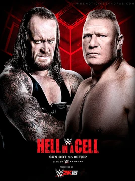 Hell in a Cell 2015 poster