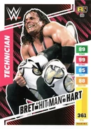 2024 WWE (Panini Adrenalyn XL) Bret Hart (No.96)