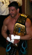 Eddie Guerrero with belt