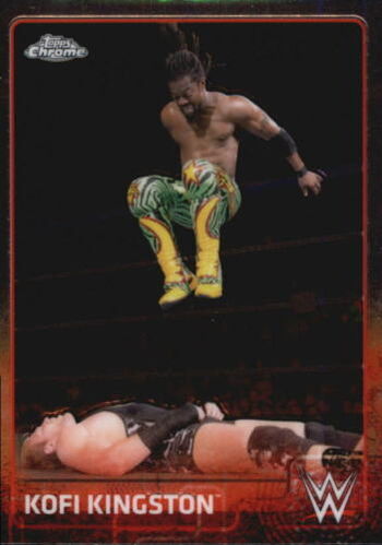 2015 Chrome WWE Wrestling Cards (Topps) Kofi Kingston 41